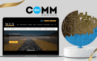 Te Digital Wins Gold Dotcomm Award For Scca Website
