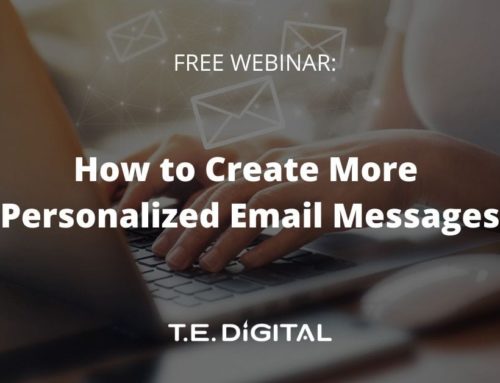 Webinar: How to Create More Personalized Email Messages