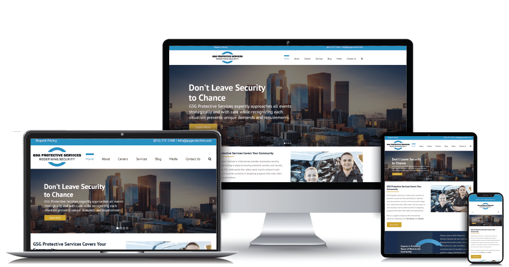 Web Marketing Company – Landing Page